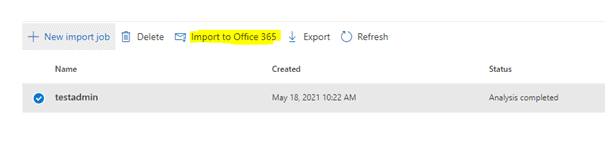 Microsoft Mapping File Import to Office365